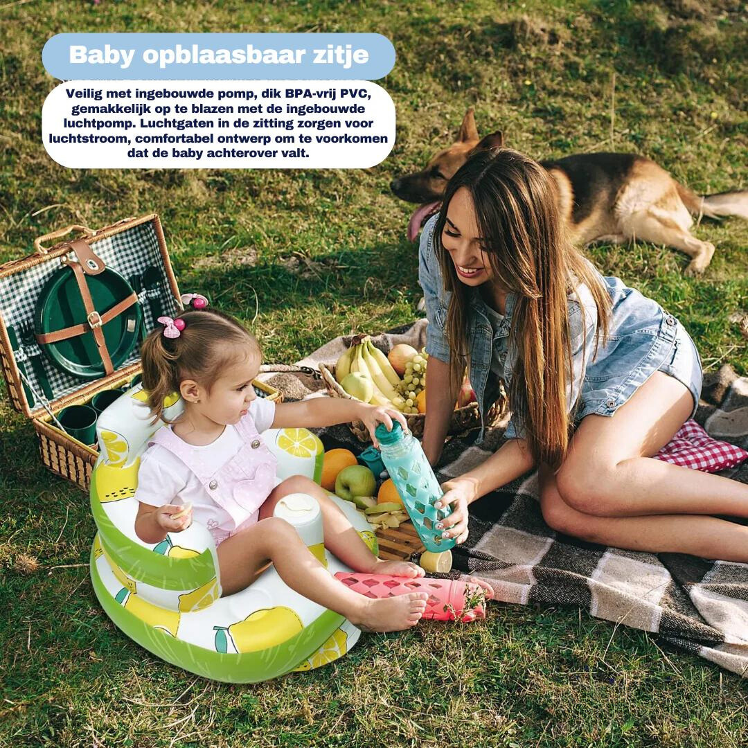 DAISY™｜  Opblaasbare babystoel voor onderweg