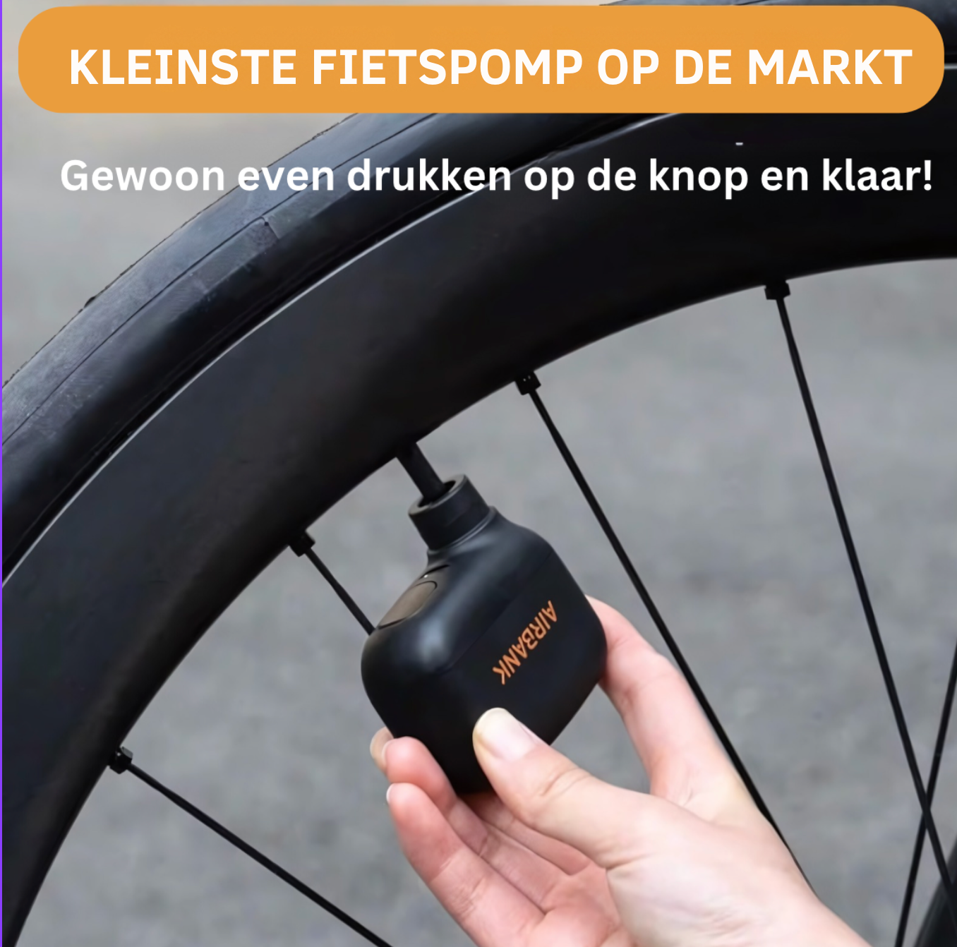 AirBoost Mini™｜Mini elektrische fietspomp